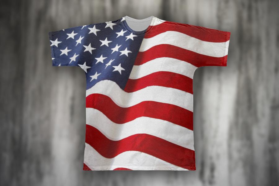 Sample of All Over Print T-Shirt