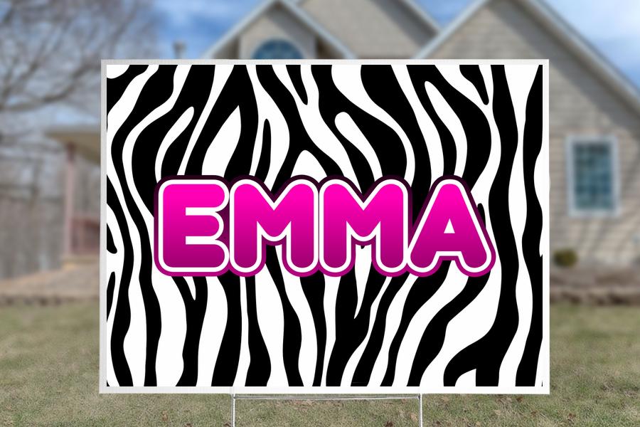 Sample of Yard Sign